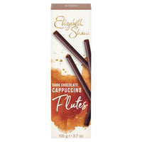 Elizabeth Shaw Dark Chocolate Cappuccino Flutes (HEAT SENSITIVE ITEM - PLEASE ADD A THERMAL BOX TO YOUR ORDER TO PROTECT YOUR ITEMS 105g