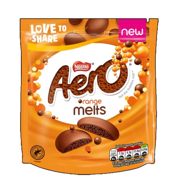 Nestle Aero Melts Orange Pouch 86g