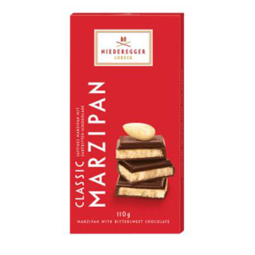 Niederegger Classic Marzipan and Dark Chocolate Bar 110g