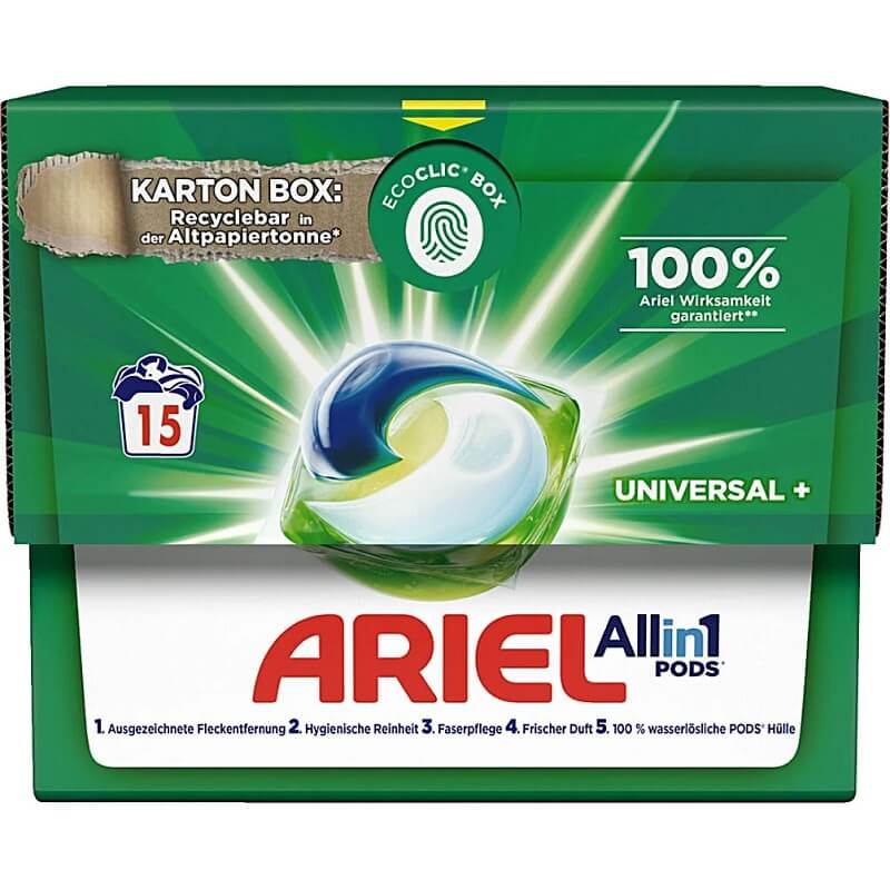 Ariel Regular All-In One Pods with Fabric Conditioner - Thumbnail 3