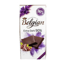 The Belgian 90% Dark Chocolate Bar (HEAT SENSITIVE ITEM - PLEASE ADD A THERMAL BOX TO YOUR ORDER TO PROTECT YOUR ITEMS 100g