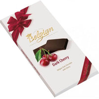 The Belgian Dark Cherry Chocolate Bar (HEAT SENSITIVE ITEM - PLEASE ADD A THERMAL BOX TO YOUR ORDER TO PROTECT YOUR ITEMS 100g