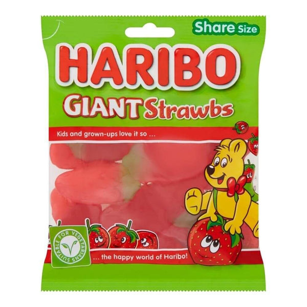 Haribo Giant Strawberries 140g