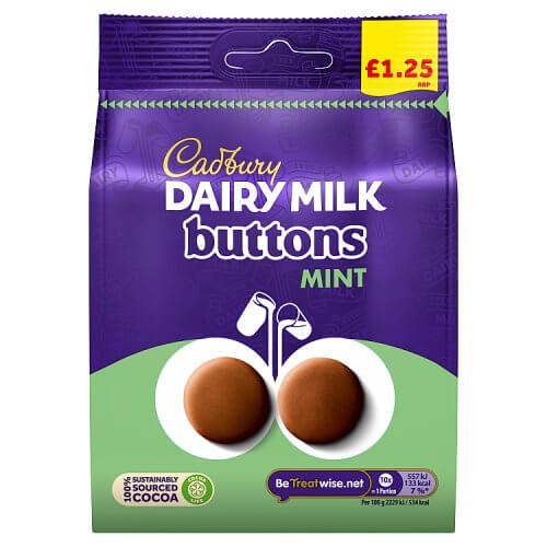 Cadbury Mint Buttons 110g