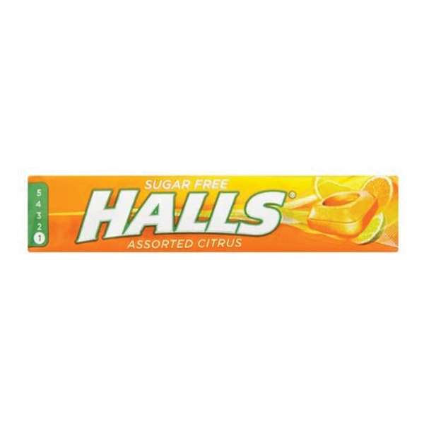 BEST BY NOVEMBER 2024: Halls Mentholyptus Citrus Sugar Free 32g