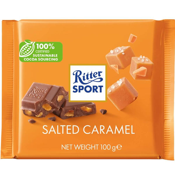 BEST BY NOVEMBER 2024: Ritter Sport Salted Caramel 100g