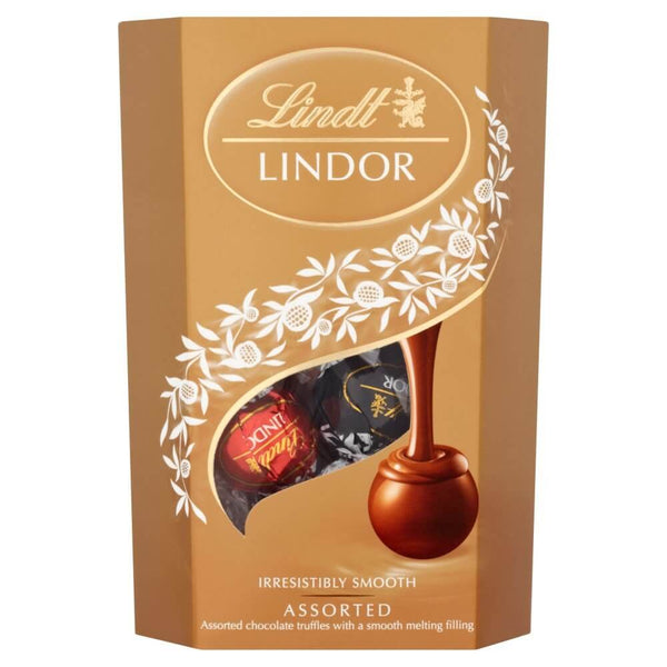 BEST BY DECEMBER 2024: Lindt Lindor Assorted Cornet 200g