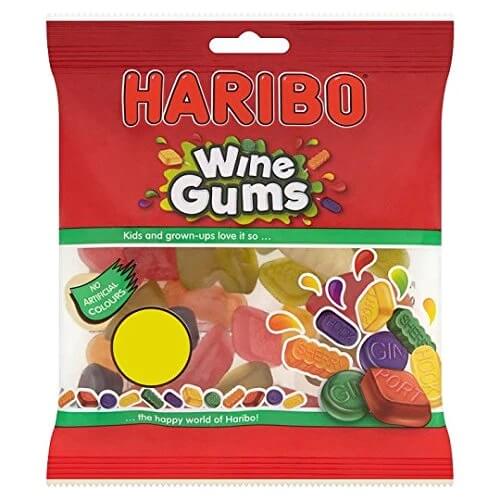 BEST BY FEBRUARY 2025: Haribo Wine Gums 140g