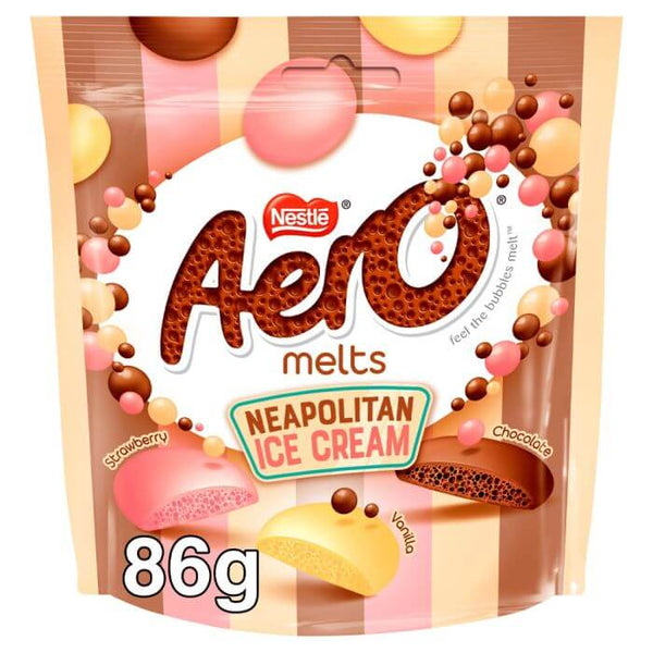 Nestle Aero Melts Neapolitan Ice Cream Pouch 86g