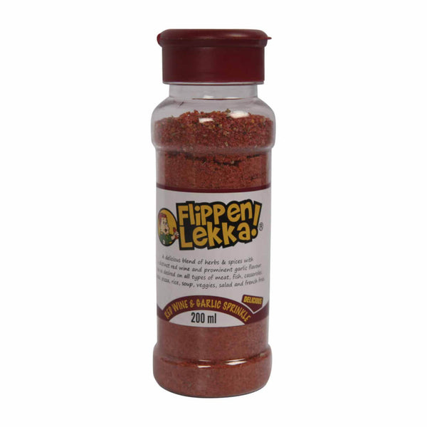 Flippen Lekka Spice Red Wine and Garlic Sprinkle 200ml