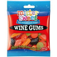 Mister Sweet Prepacks Wine Gums 125g