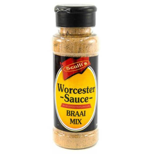 Scallis Shaker Worcester Sauce Braai Mix 200ml