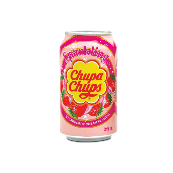 Chuppa Chups Chups Strawberry Cream Can 345ml