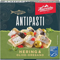 Hawesta Antipasti Hering and Olive Oregano 150g