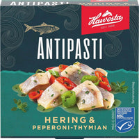 Hawesta Antipasti Hering and Peperoni Thymian 150g