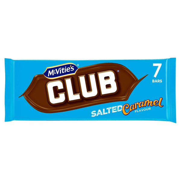 BEST BY DECEMBER 2024: Mcvities Club Salted Caramel 154g