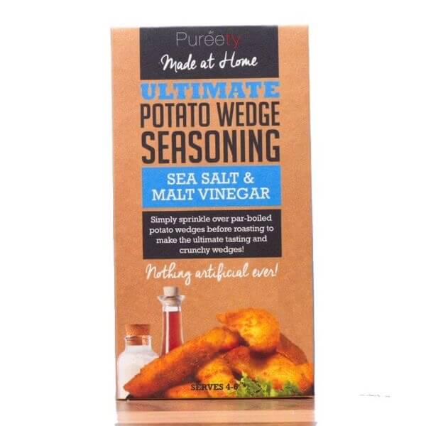 Pureety Sea Salt and Malt Vinegar Potato Seasoning 40g