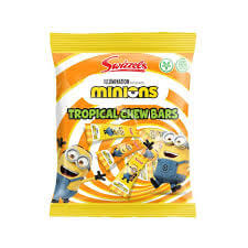 Swizzels Minions Tropical Chew Bars Bag 140g