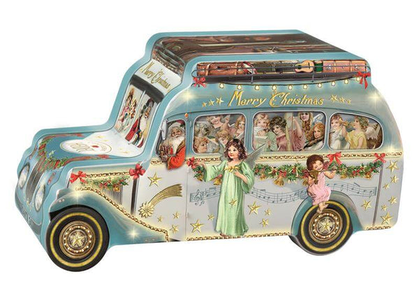 Heidel Christmas Angels Bus Tin with Assorted Chocolates 129g