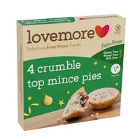 Lovemore Crumble Top Mince Pies 4 Pack 230g