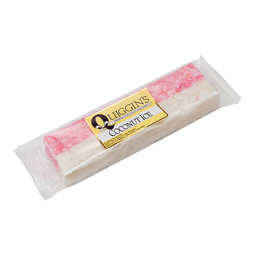 Quiggins Pink and White Coconut Ice Bar 150g