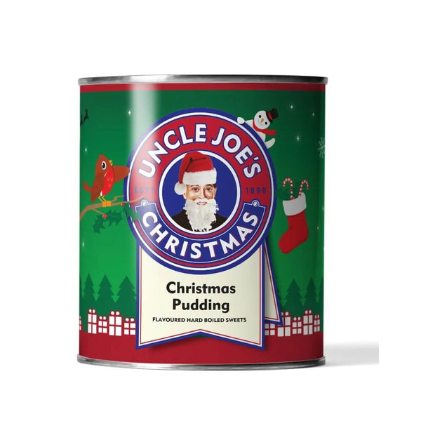 Uncle Joe Hard Sweets Christmas Pudding Flavour Tin 120g