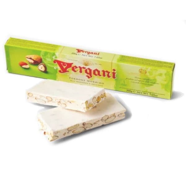 Vergani Soft Nougat with Almonds Bar 212g