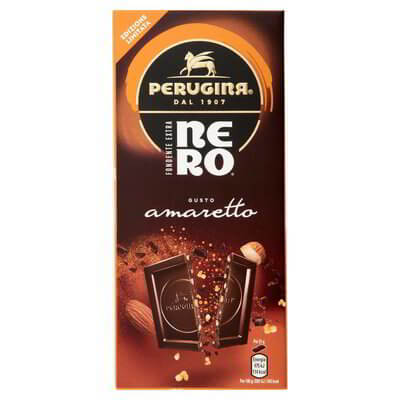 Perugina Dark Chocolate Amaretto Bar 85g