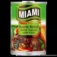 Miami Boerie Relish With Chilli Can 450g