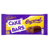 Cadbury Cake Caramel Bars 135g