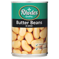 Rhodes Butter Beans in Brine Can 410g