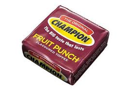 Wilsons Champion Fruit Punch Toffees 10g