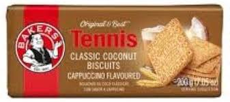 Bakers Tennis Cappuccino Flavoured Biscuits 200g