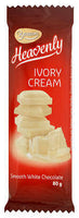 Beacon Chocolate Slabs Ivory Cream  HEAT SENSITIVE ITEM. PLEASE ADD ITEM 122942 TO THE ORDER TO TRY TO PROTECT CHOCOLATES FROM HEAT DAMAGE. 80g