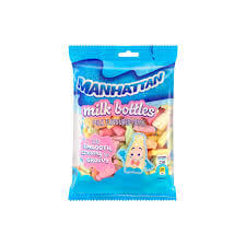 Manhattan Milk Bottles Sweets 125g