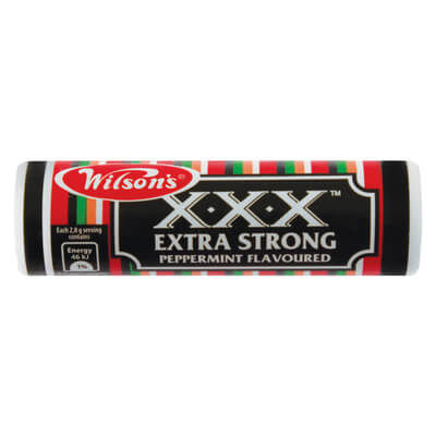 Wilsons XXX Lozenges Peppermint Extra Strong Roll 31g