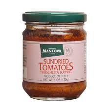 Mantova Bruschetta Topping Sundried Tomatoes 170g