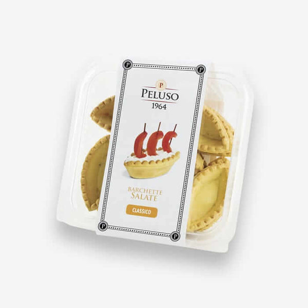 Dolci Peluso Savoury Shortcrust Pastry Salty Boat Shells 182g