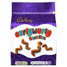 Cadbury Curly Wurly Squirlies Bag 100g