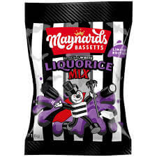 Maynards Black and White Liquorice Mix 130g
