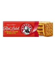 Bakers Red Label Lemon Cream Biscuits (Kosher) 200g