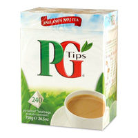 PG Tips Tea Original Giant Box (Pack of 240 Pyramid Tea Bags) 696g