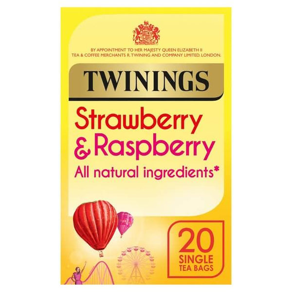 Twinings Strawberry and Raspberry (Pack of 20 Tea Bags) 40g
