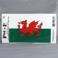 British Brands Decal Welsh Dragon Flag 5 X 3.25" 10g