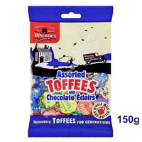 Walkers Toffee Assorted Toffees with Chocolate Eclairs Bag 150g