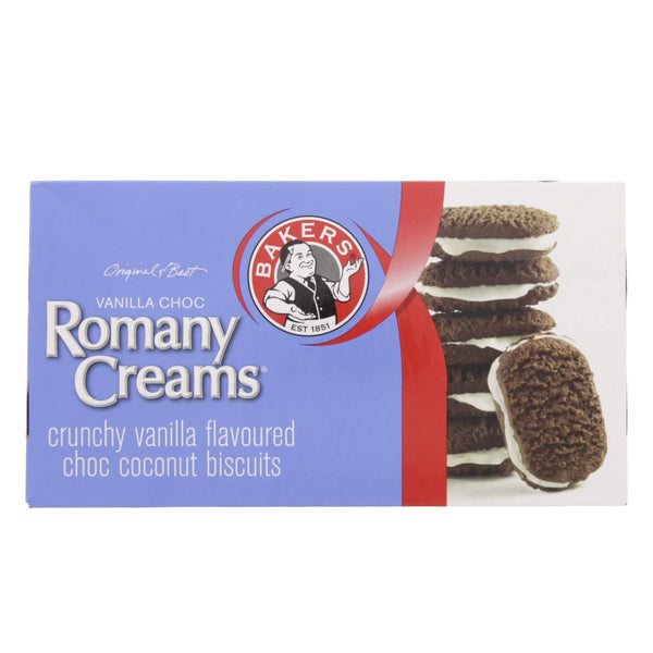 Bakers Romany Creams Vanilla Chocolate (Kosher) 200g