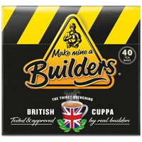 Builders Tea (Pack of 40 Teabags) 125g