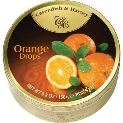 Cavendish Orange Fruit Drops 150g