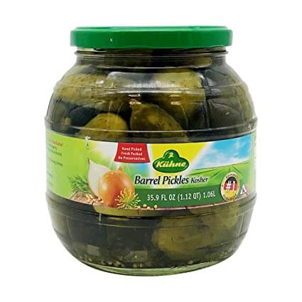 Kuehne Gundelsheim Barrel Pickles (Kosher) 35.9oz