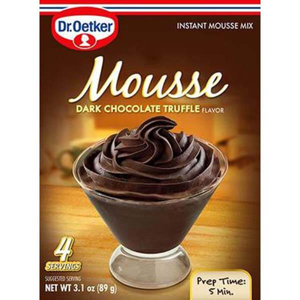 Dr Oetker Dark Chocolate Truffle Mousse Mix 89g